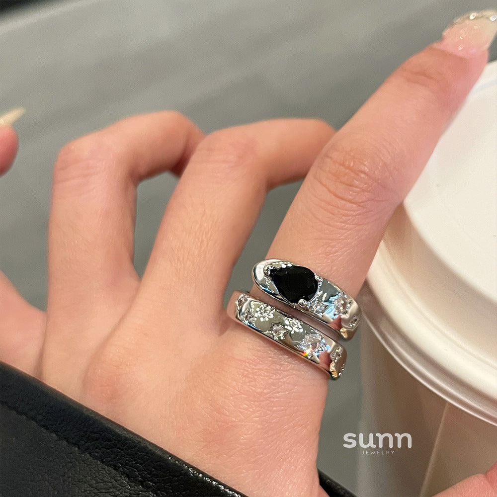 Joselynn Double Layer Index Ring [VIQ18FET]