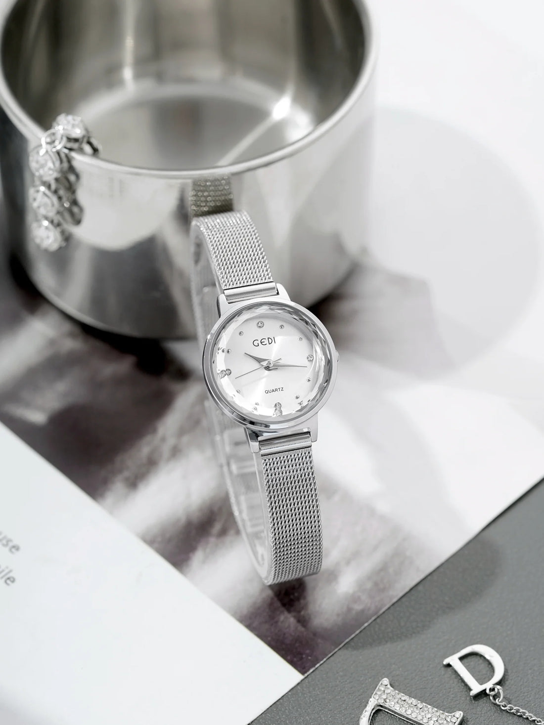 Joselynn Elegant Mesh Watch