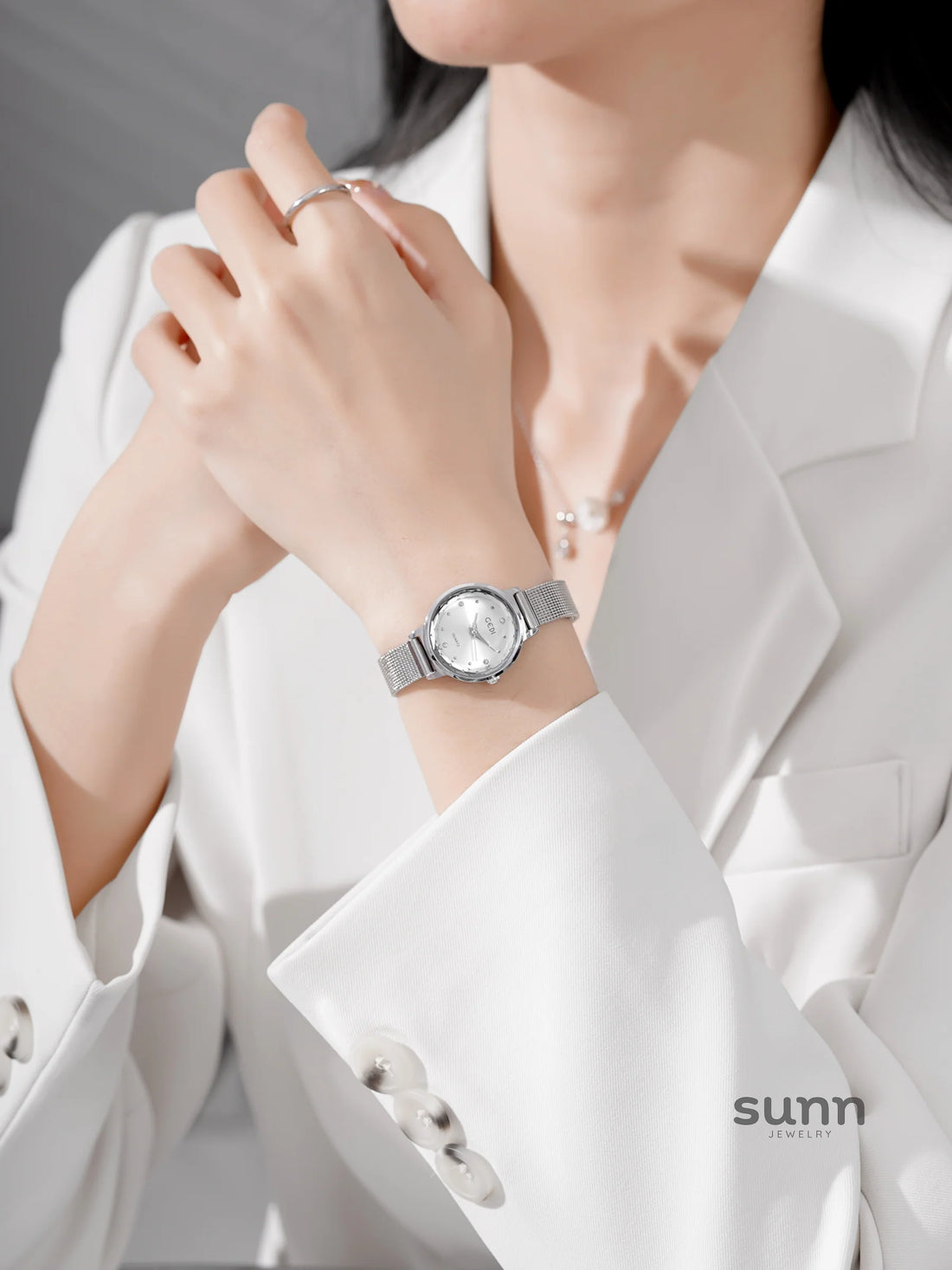 Joselynn Elegant Mesh Watch