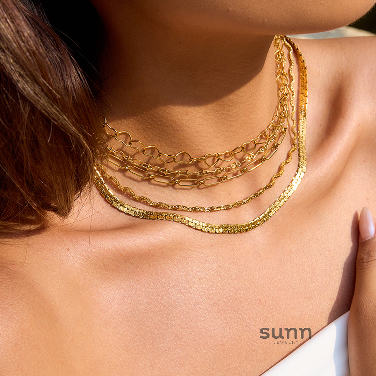 Josephina Luxe Snake Chain Necklace [8SWF6PXZ]