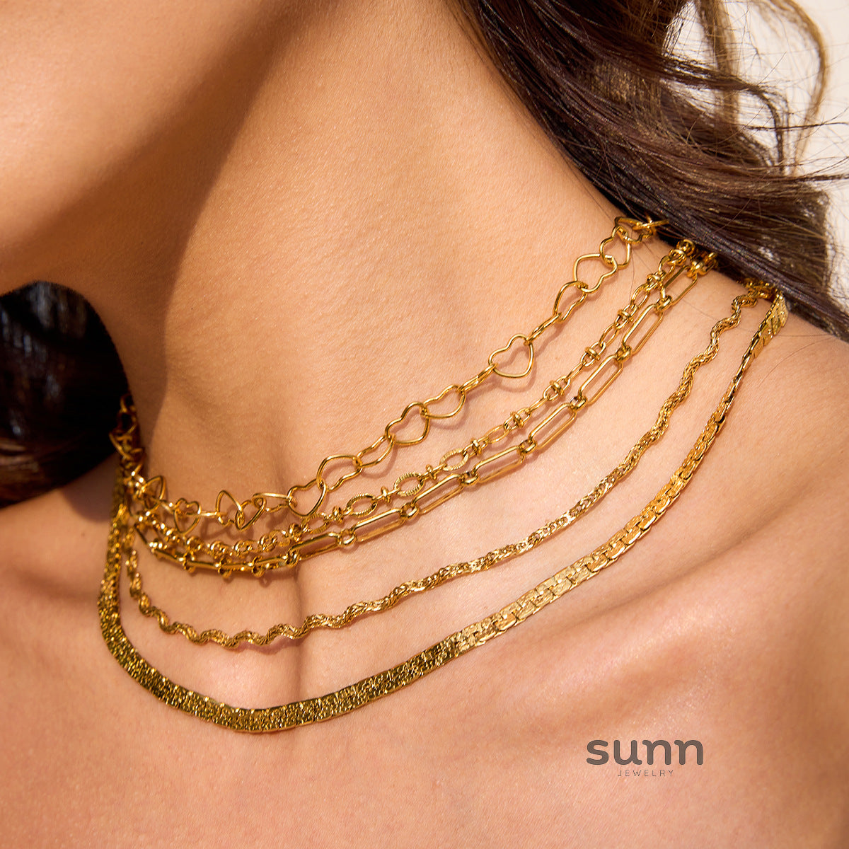 Josephina Luxe Snake Chain Necklace [X7DR13W1]