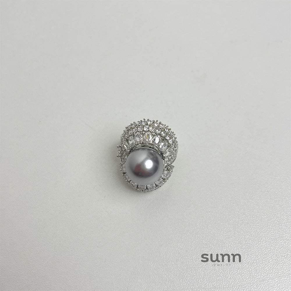 Josephina Pearl Statement Ring [3VWHPV43]