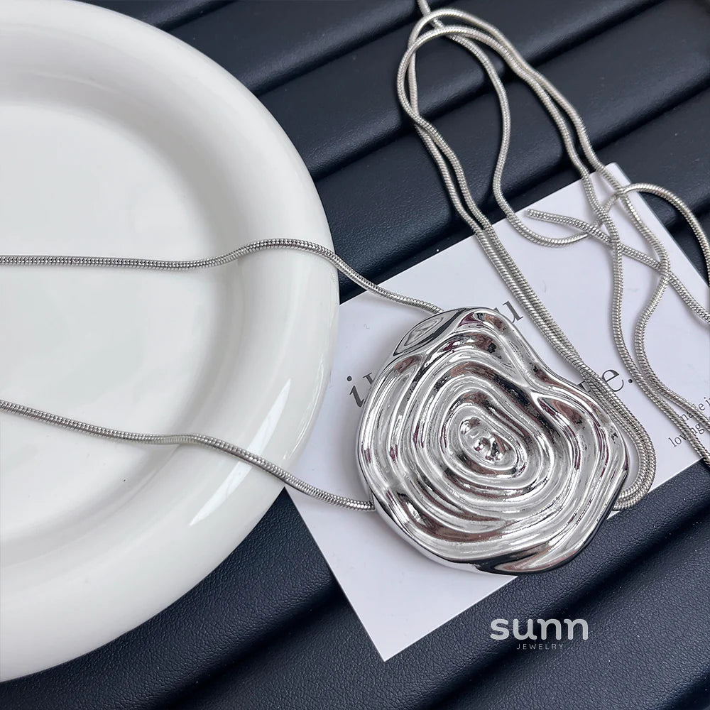 Josette Silver Rose Multi-Wear Necklace