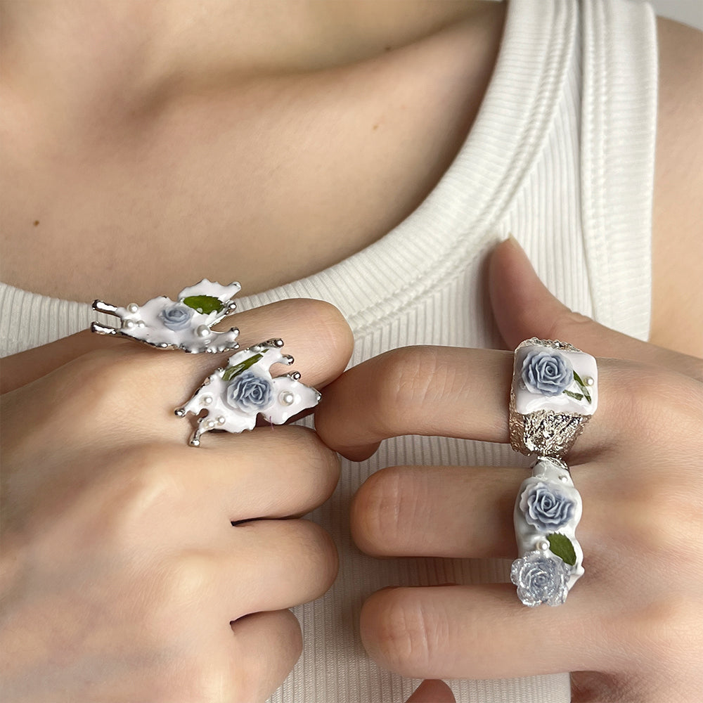 Josey Chinoiserie Butterfly Ring [XSE1IJB9]