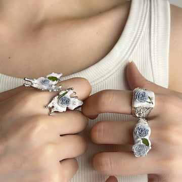 Josey Chinoiserie Butterfly Ring [XSE1IJB9]