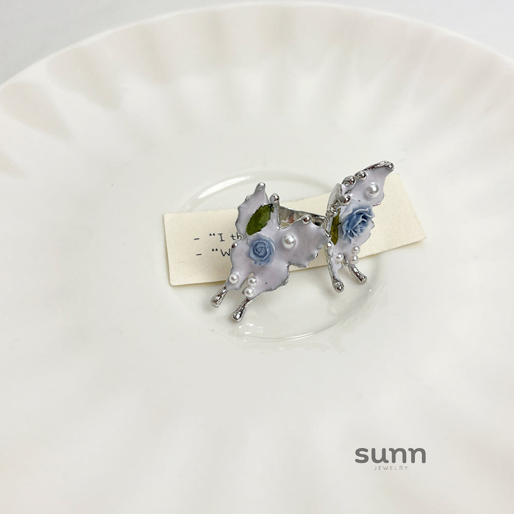 Josey Chinoiserie Butterfly Ring [3340WR73]