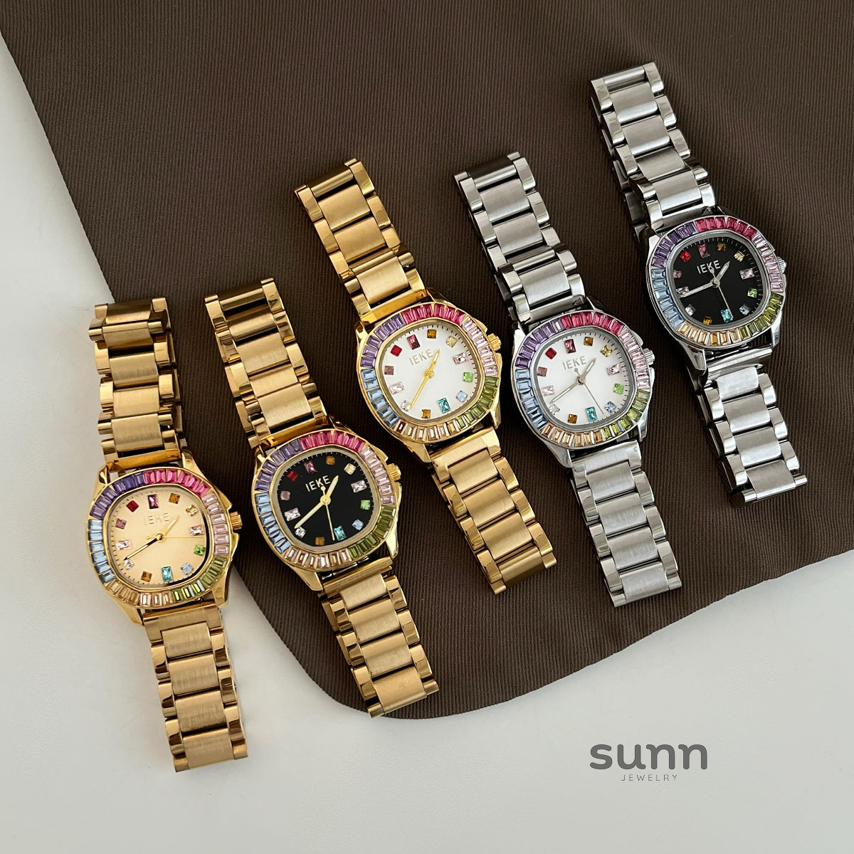 Josey Elegant Crystal Watch [A38064GX]