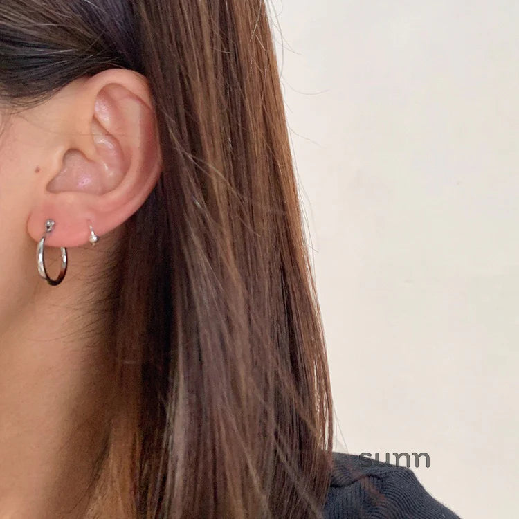 Joshlynn Geometric Hoop Earrings