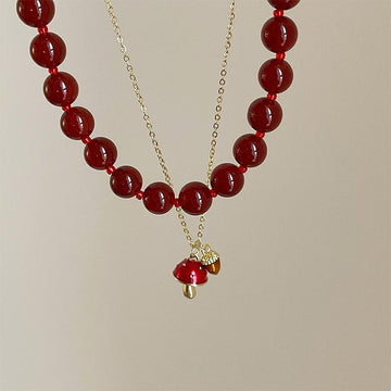 Josie Layered Beaded Necklace [C37GB8LH]