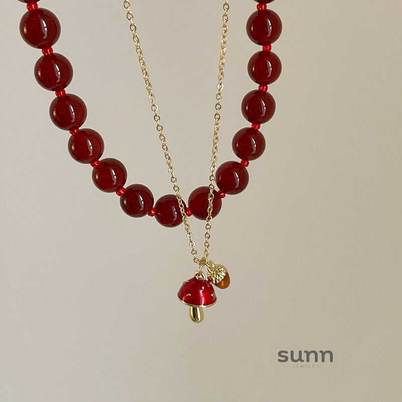 Josie Layered Beaded Necklace [39Q7F787]