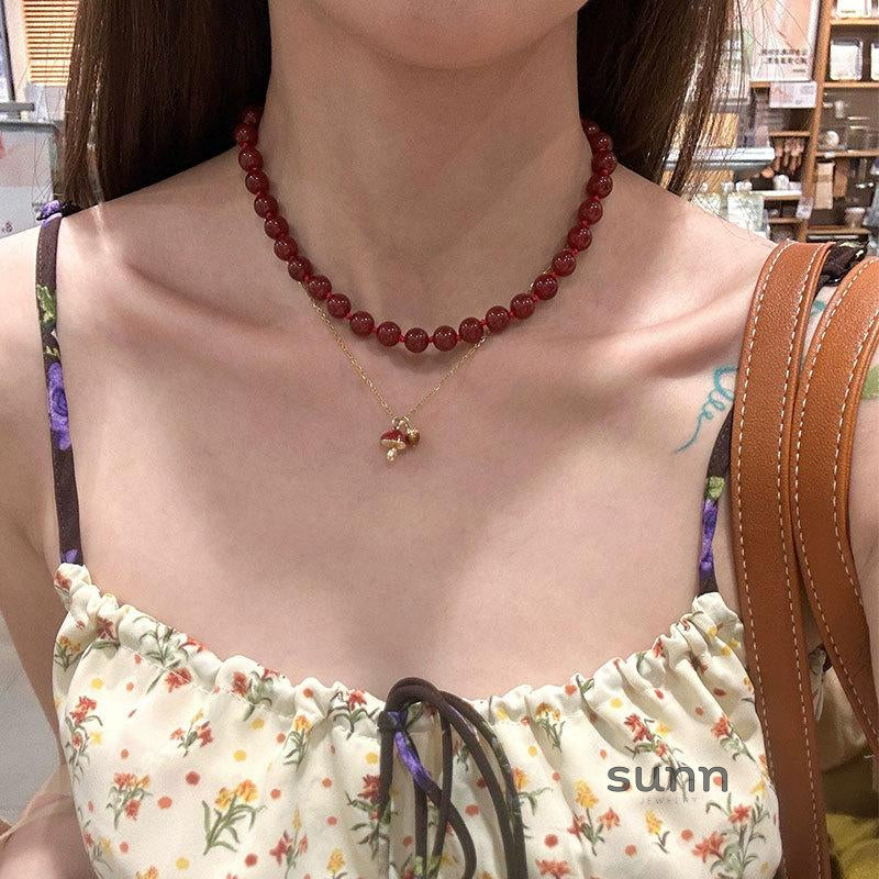 Josie Layered Beaded Necklace [F0V2DDT5]