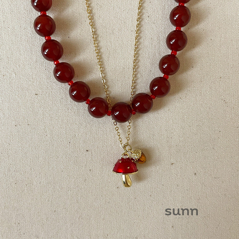 Josie Layered Beaded Necklace [8S4Z1VD1]