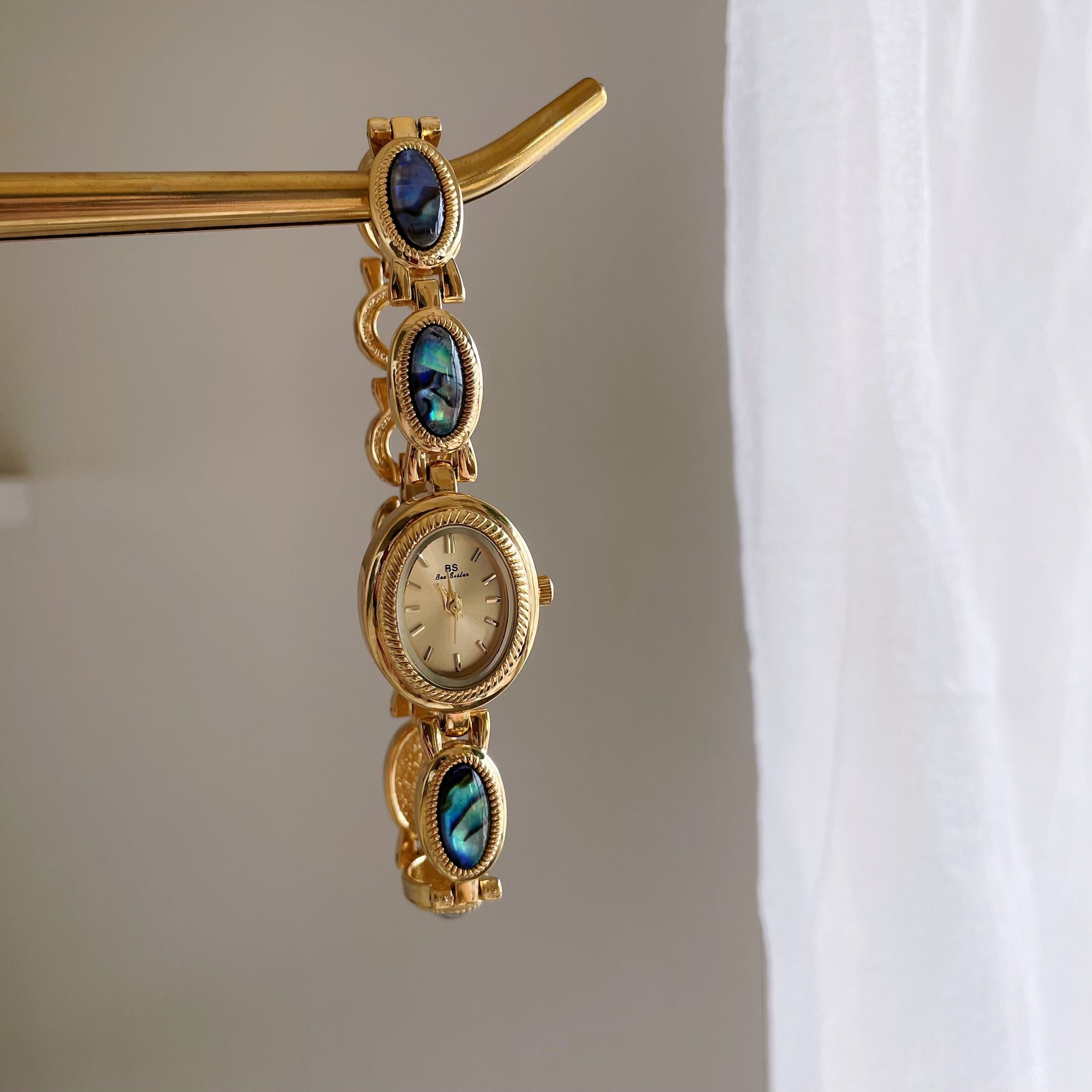 Josselin Iridescent Oval Bracelet Watch [16761CG3]