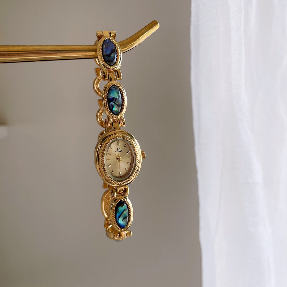 Josselin Iridescent Oval Bracelet Watch [16761CG3]
