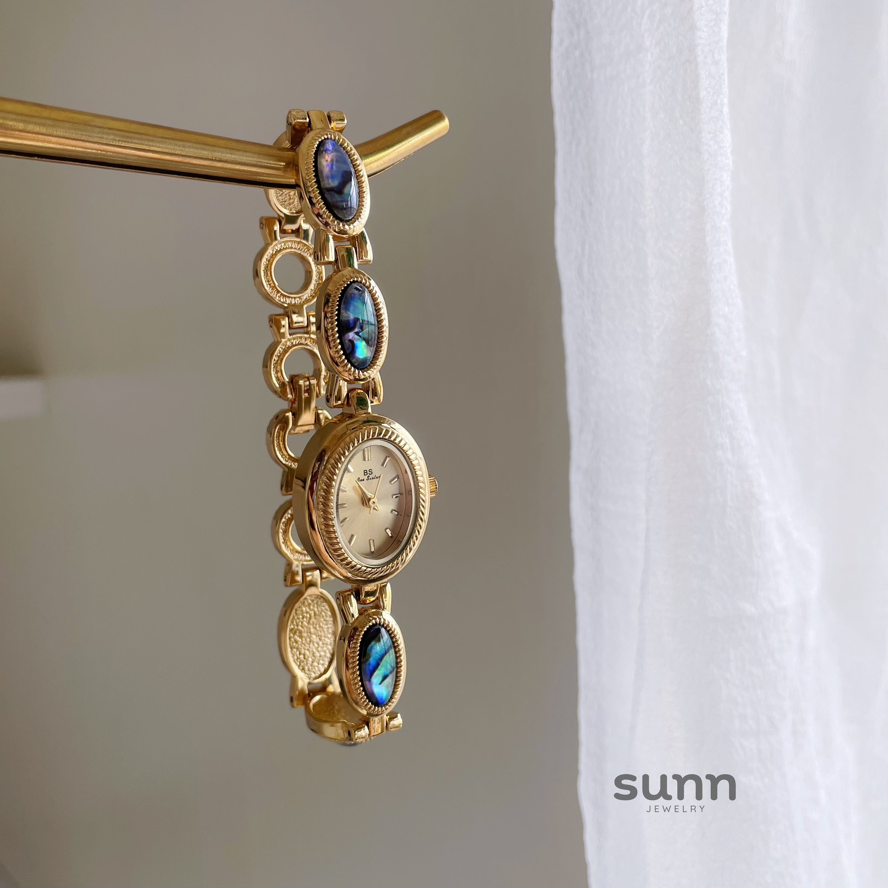 Josselin Iridescent Oval Bracelet Watch [MGTCSTRT]