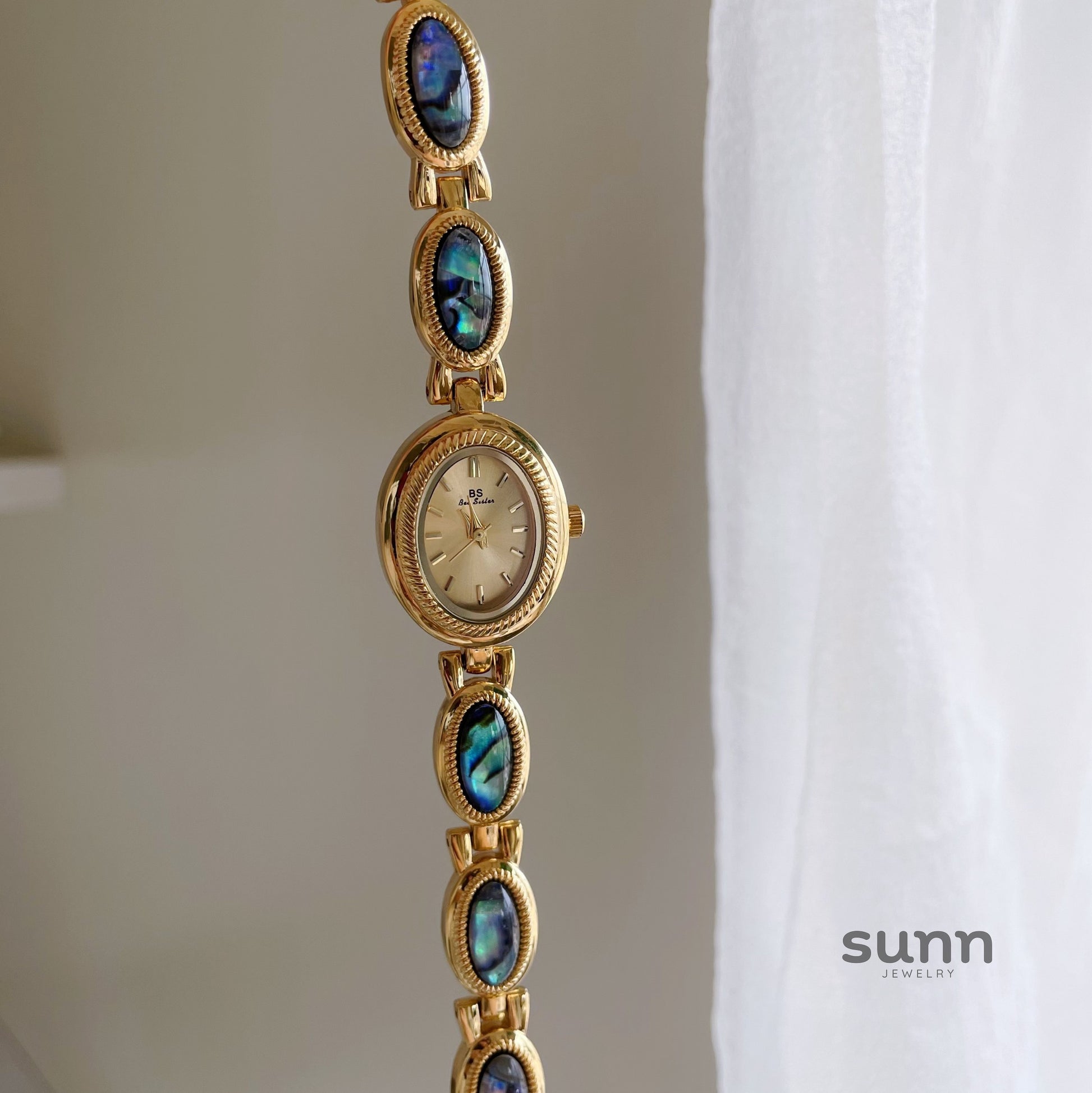 Josselin Iridescent Oval Bracelet Watch [C9PB9DEY]