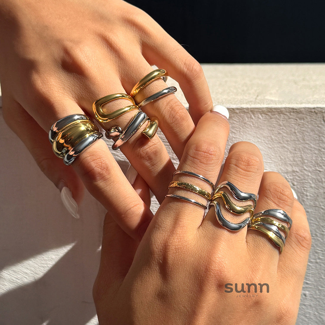 Jourdyn Colorblock Band Ring [JKXZRIUW]