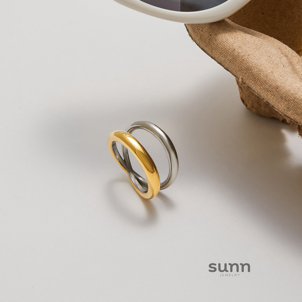 Jourdyn Colorblock Band Ring [CIXWRI0T]
