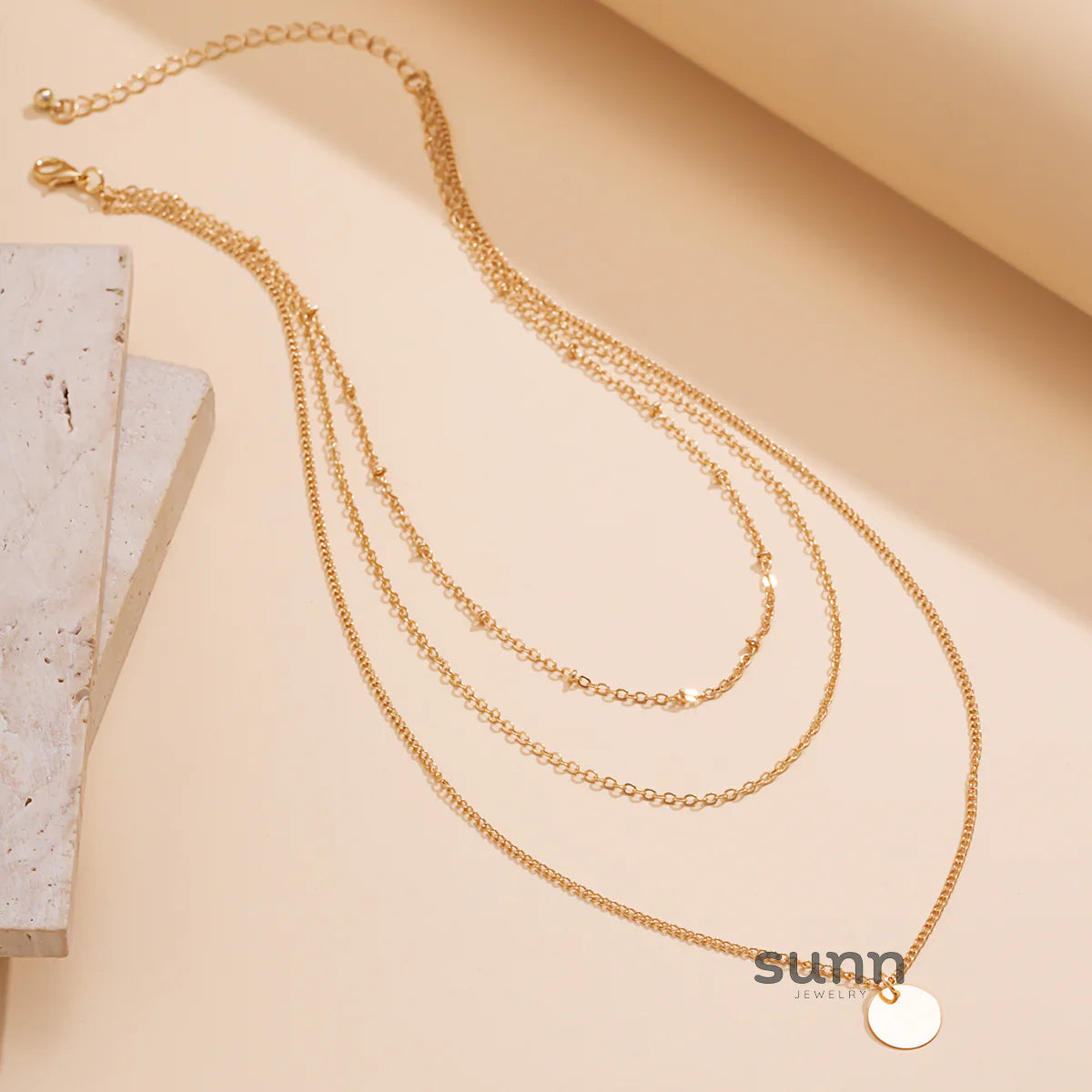 Journei Delicate Layered Necklace