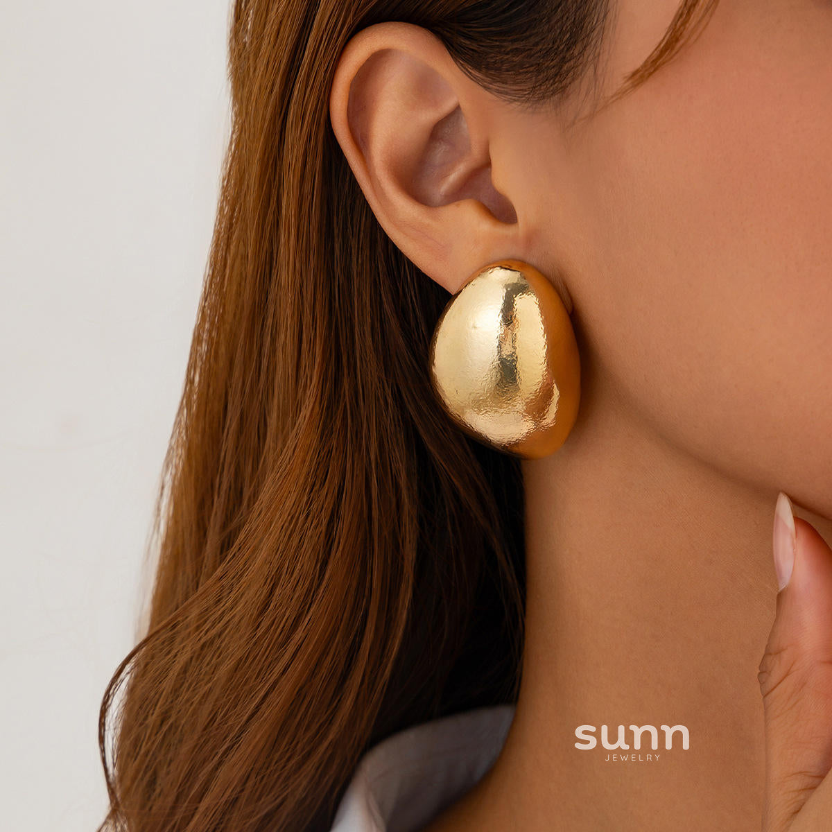 Journey Pleated Drop Earrings [GP1BZDOF]