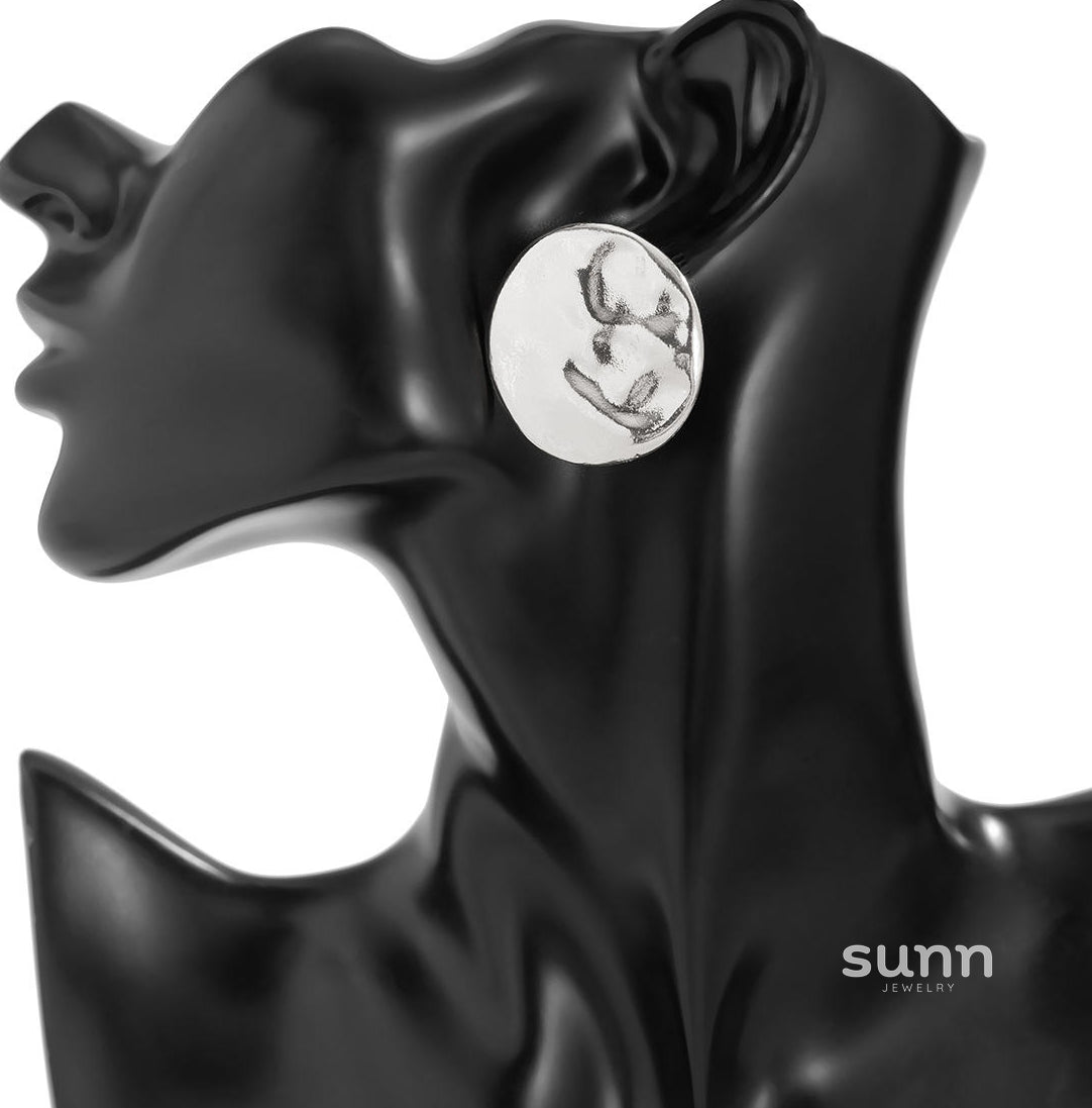 Journey Pleated Drop Earrings [C0B3XHBV]