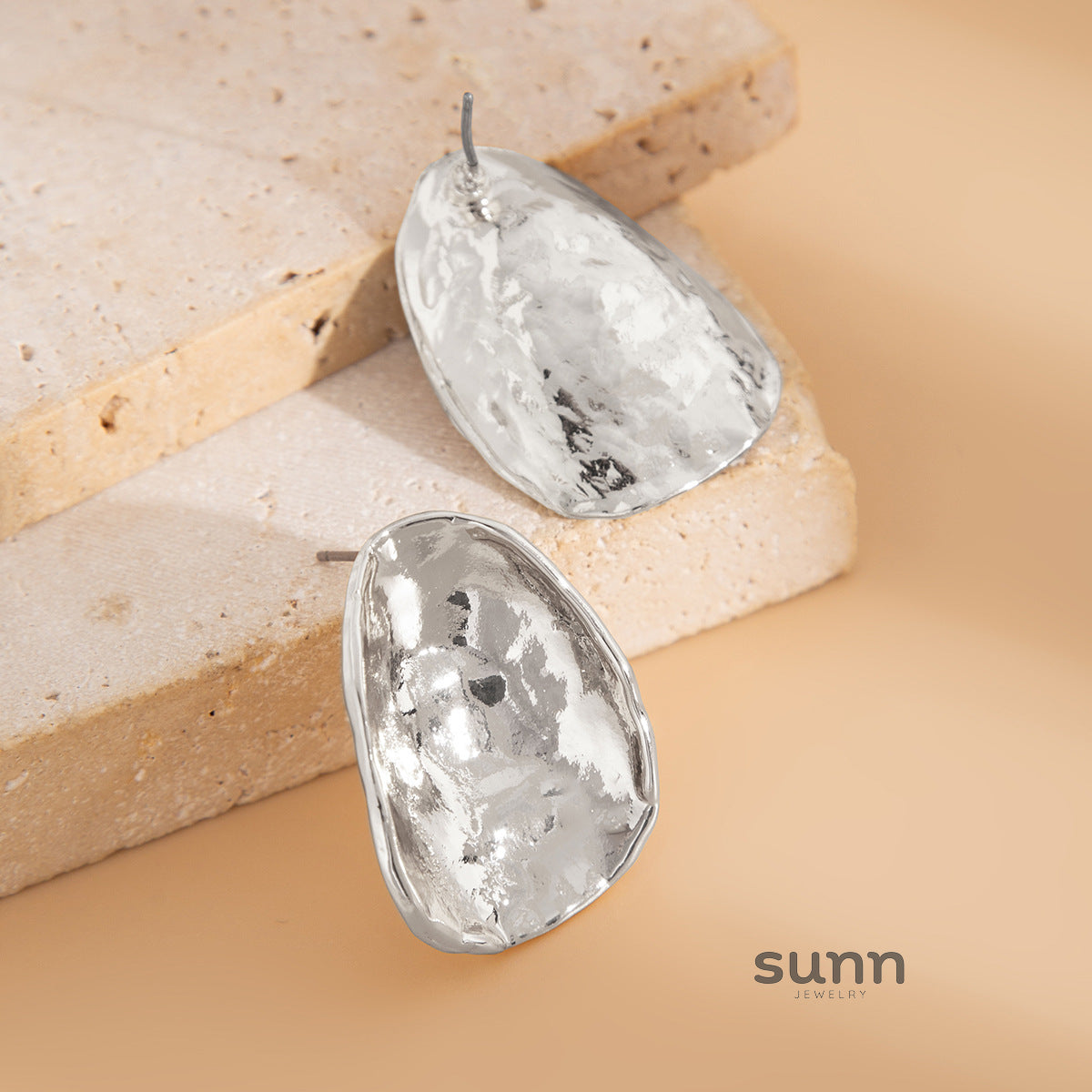 Journey Pleated Drop Earrings [NL2546FO]