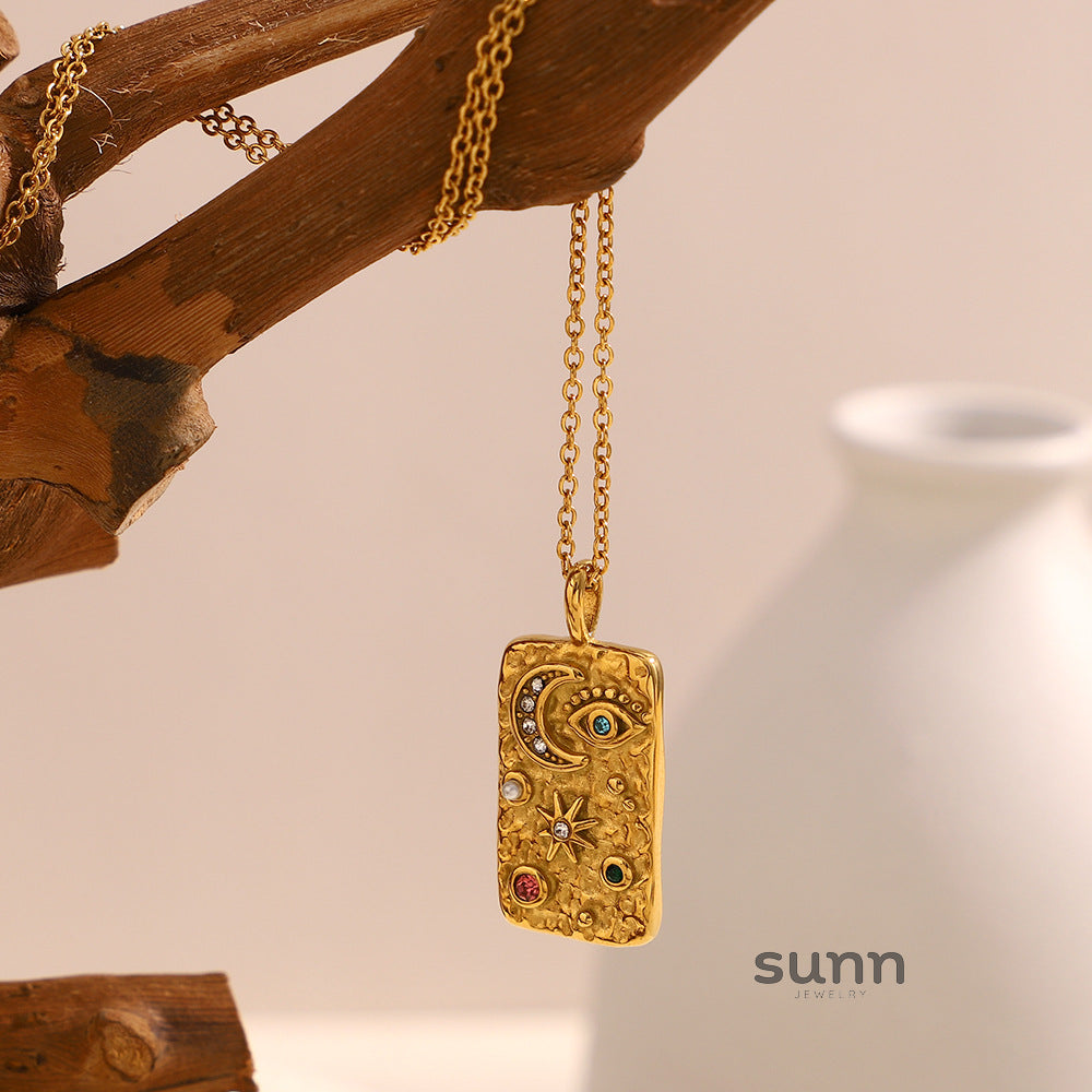 Journie Celestial Charm Necklace [IUYF715H]