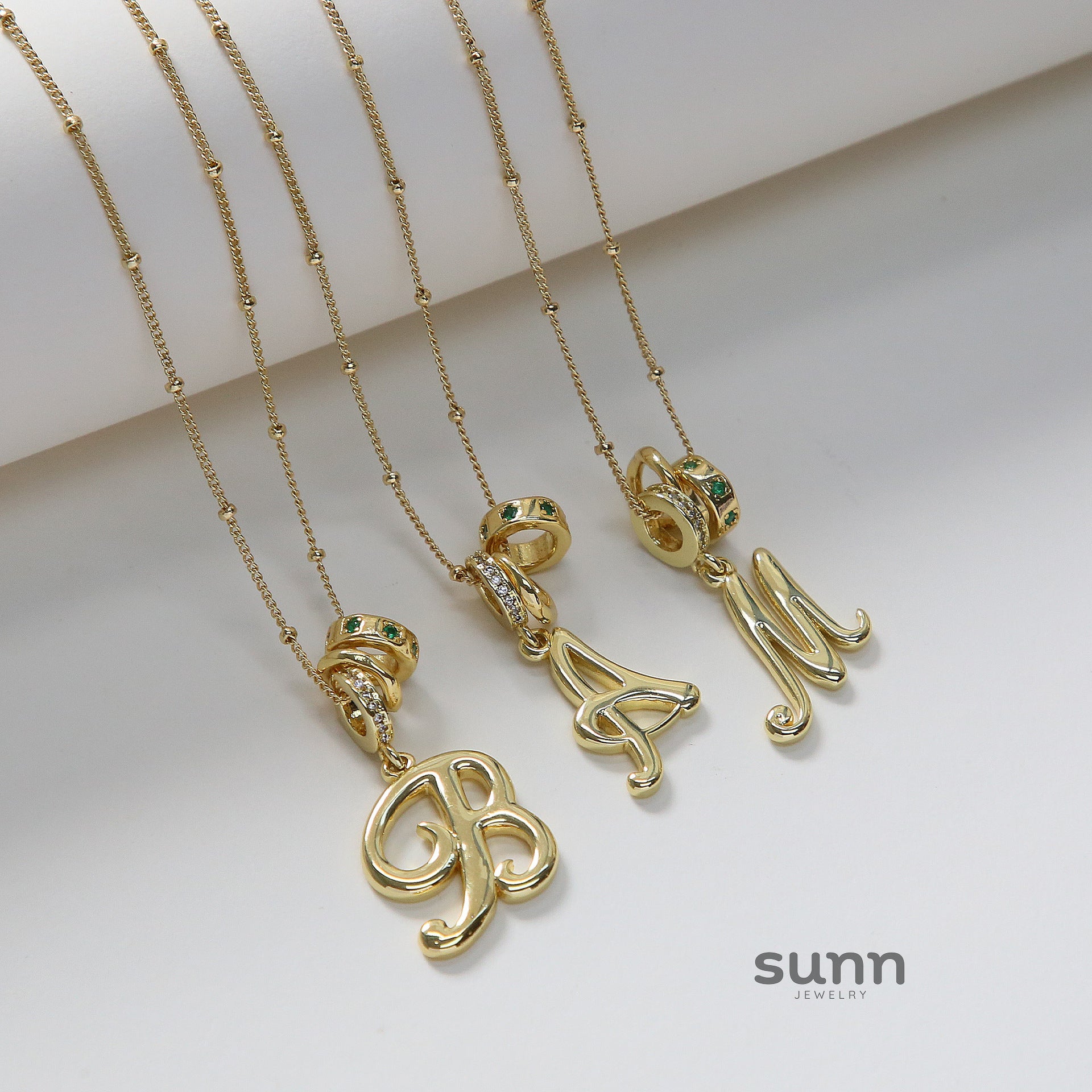 Jovi Cursive Initial Necklace [9G0CW320]