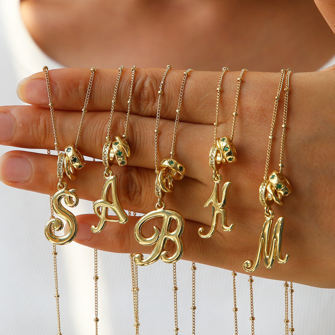 Jovi Cursive Initial Necklace [PFDU7T9Q]