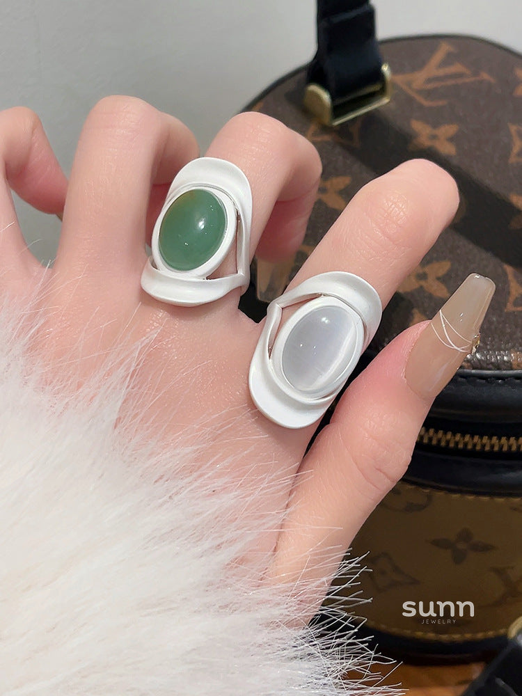 Jovi Frosted Cat's Eye Ring [VLP76ZTP]