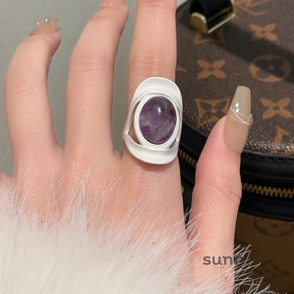 Jovi Frosted Cat's Eye Ring [XWXKQEED]