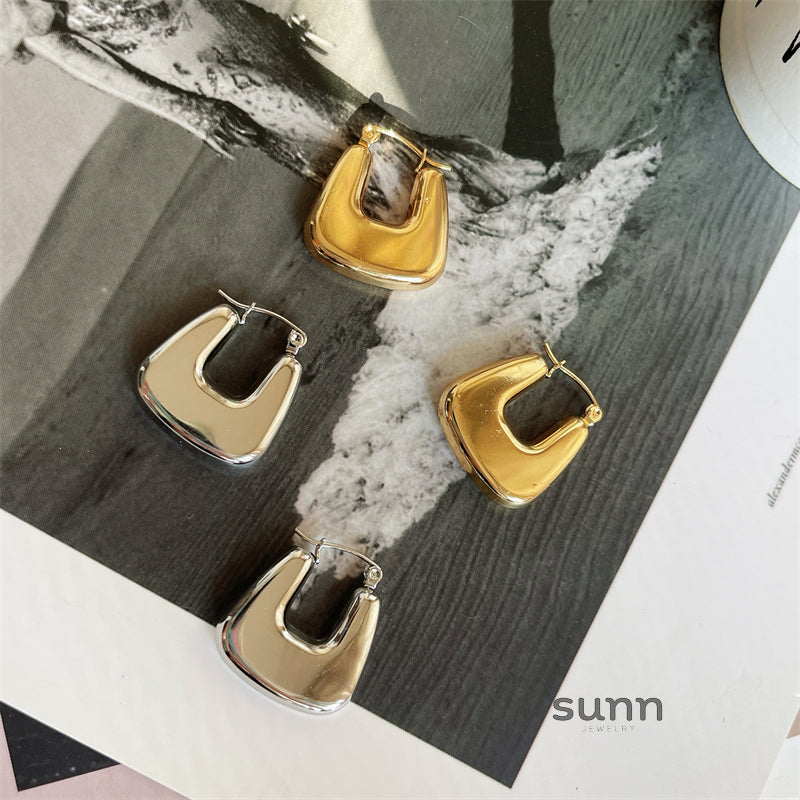 Joyanna Titanium Statement Earrings [3CNEVUP7]