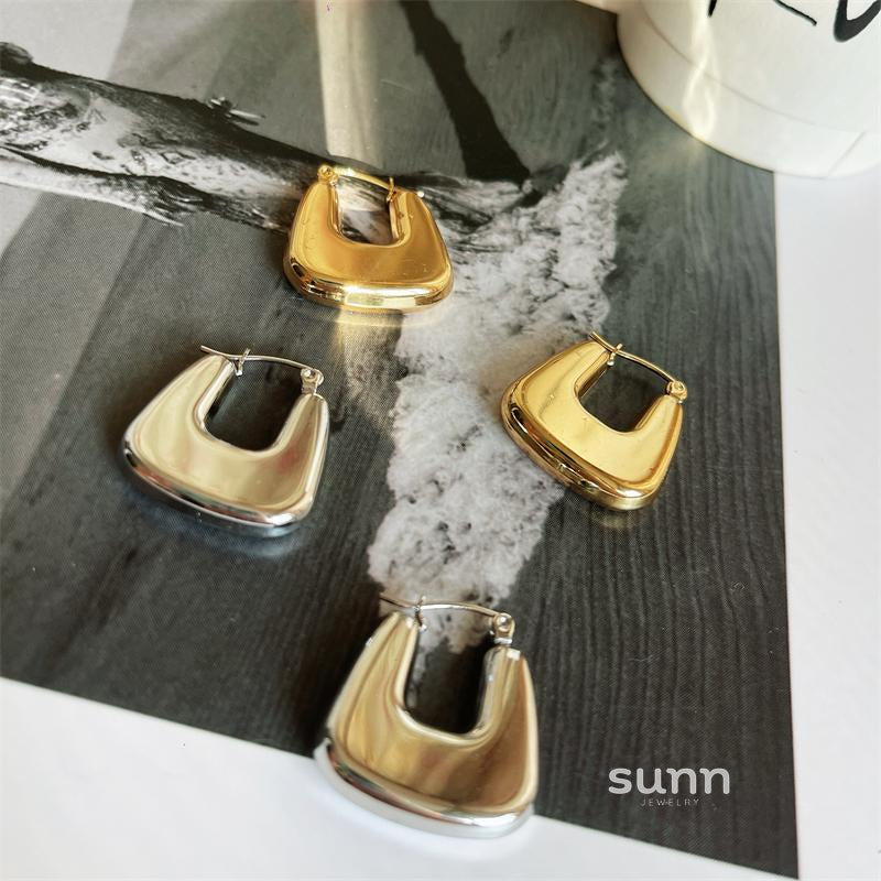 Joyanna Titanium Statement Earrings [LO2R75CO]
