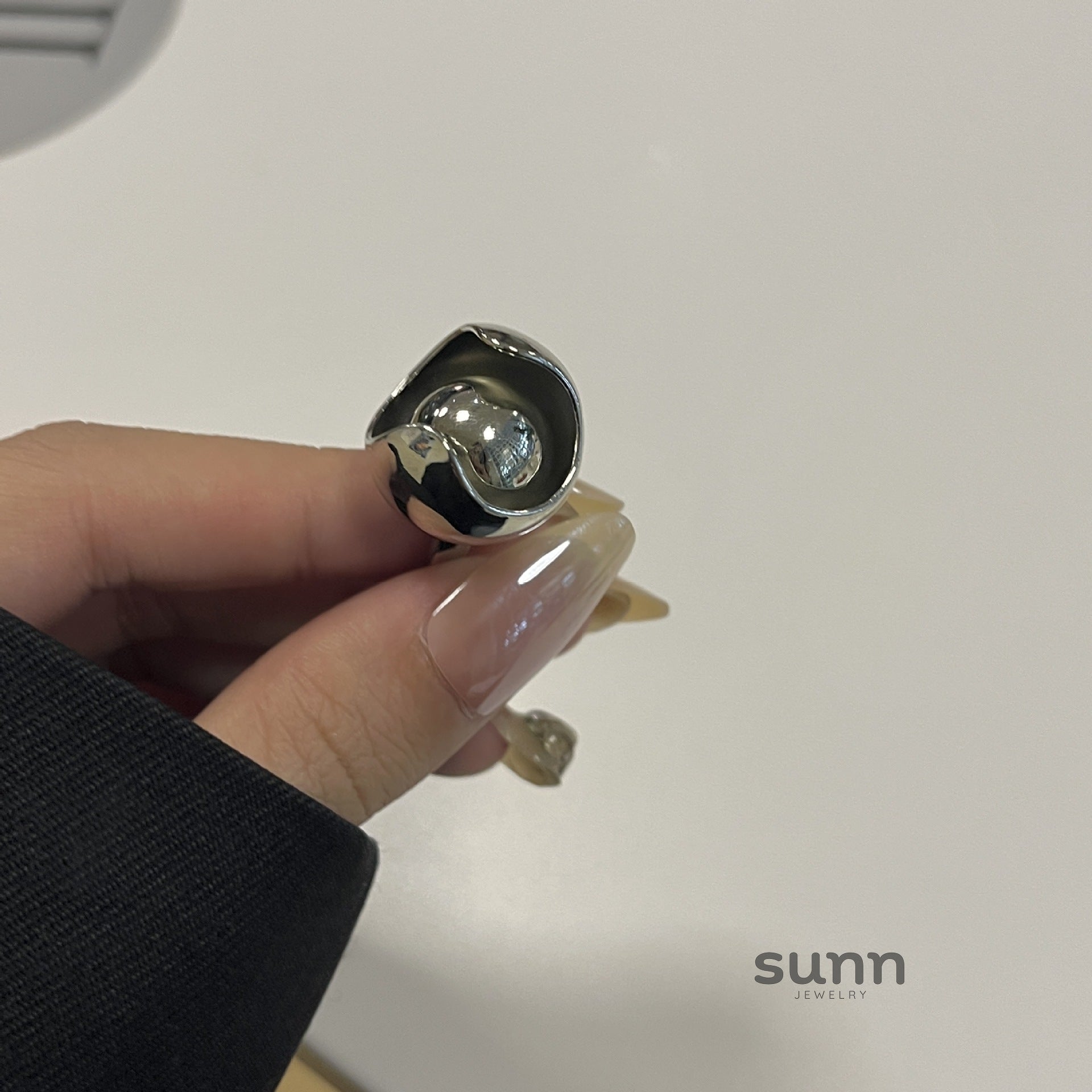 Julieann Metal Orb Ring [0QWO595R]