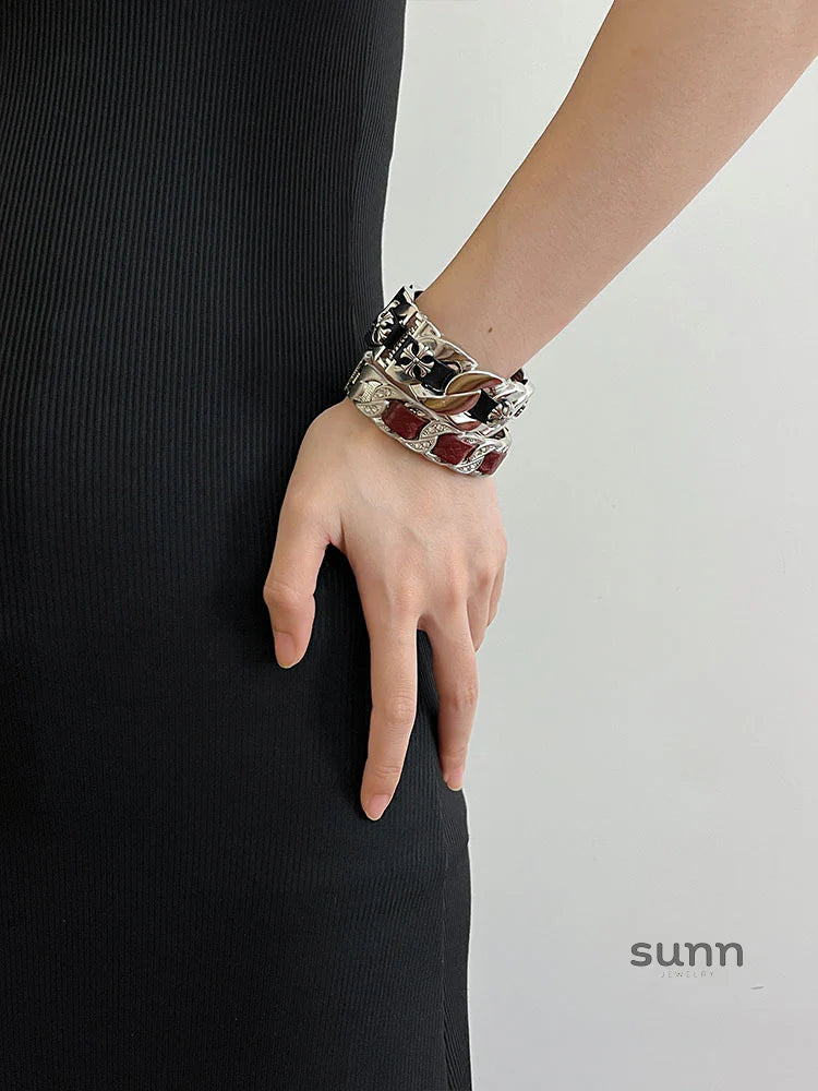 Julieanna Braided Cross Bracelet
