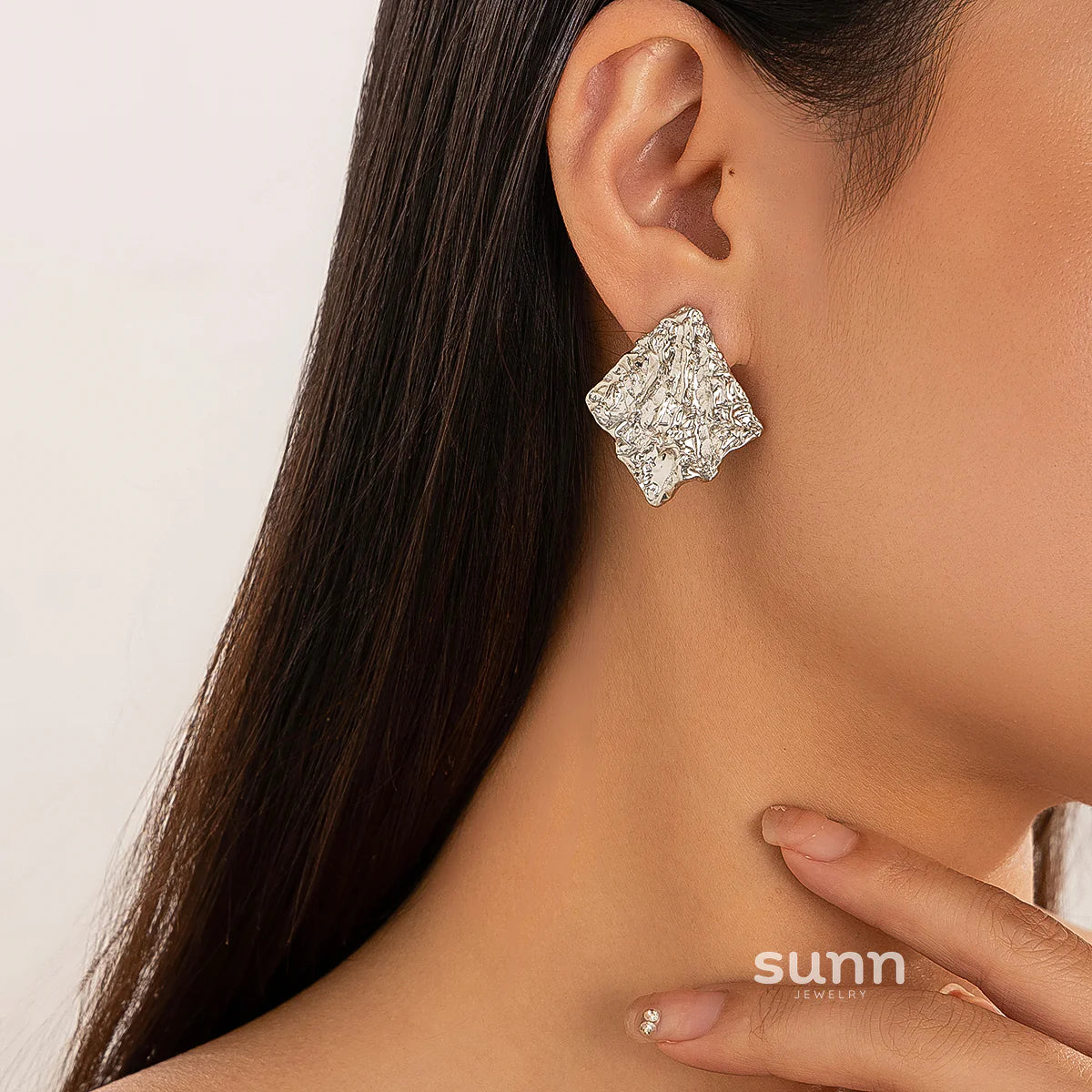 Julieta Sculptural Pleated Earrings