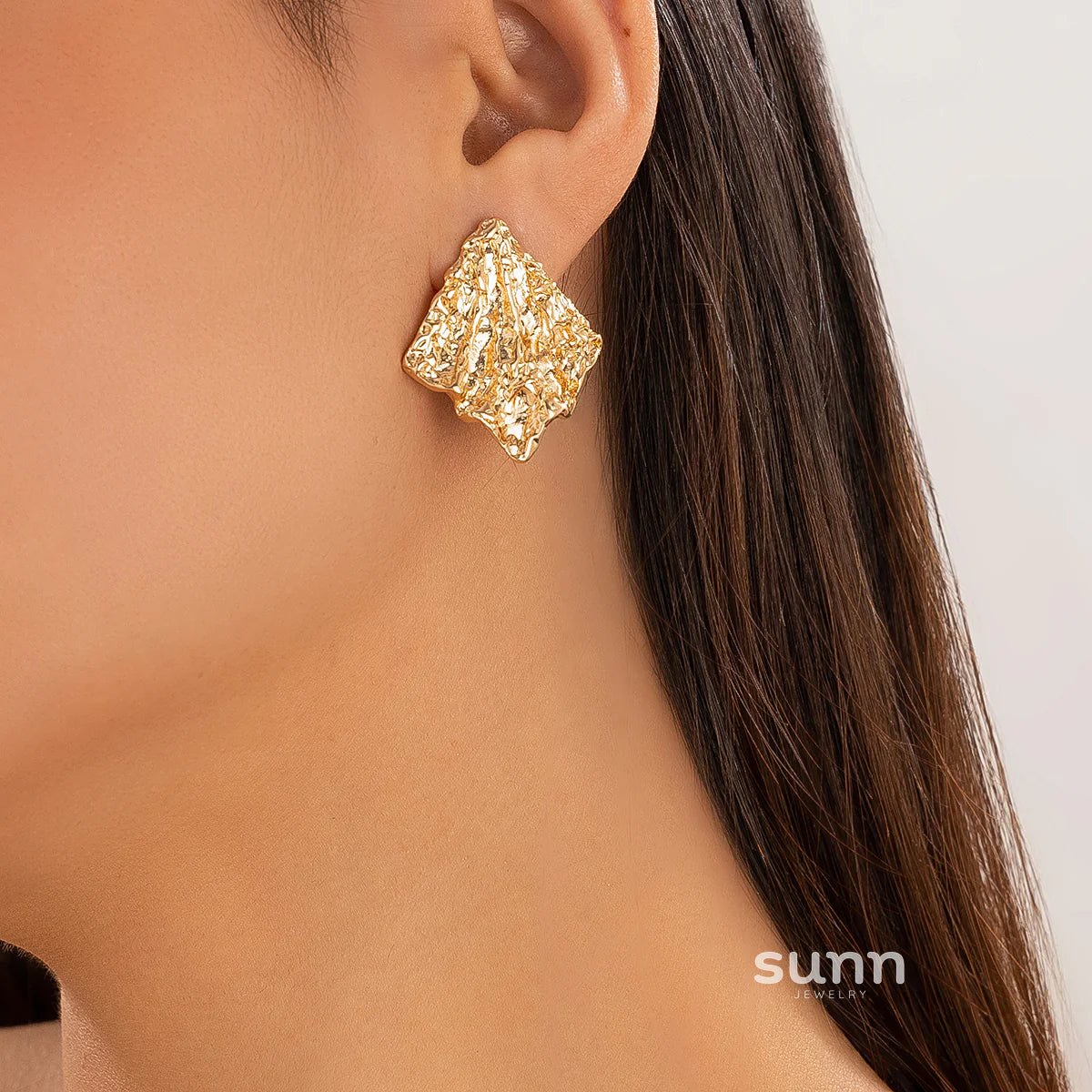 Julieta Sculptural Pleated Earrings