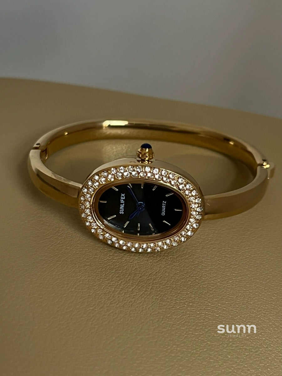 Juliett Dainty Oval Bracelet Watch [1QJL59WL]