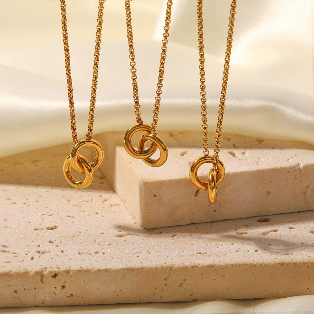 Juliett Interlocking Ring Necklace [6WLTA5LD]