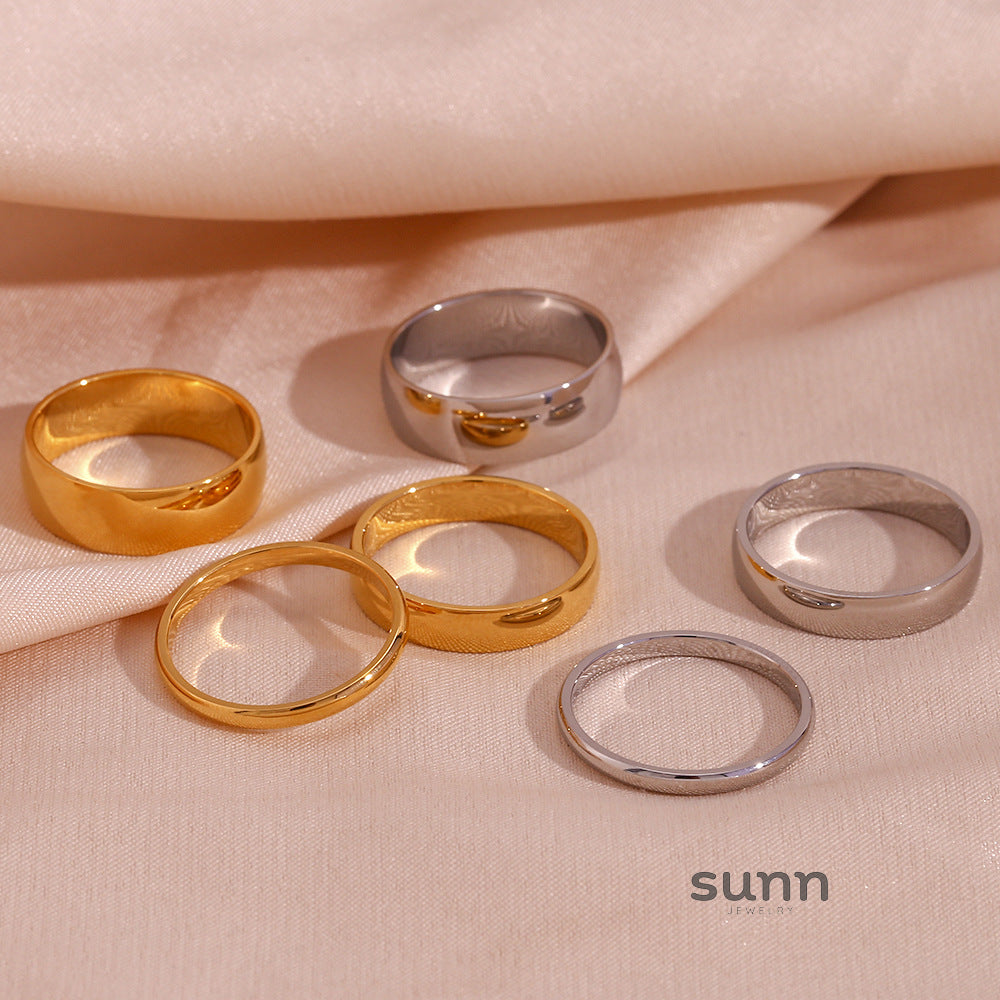 Jumana Sleek Band Ring [PYM053MP]