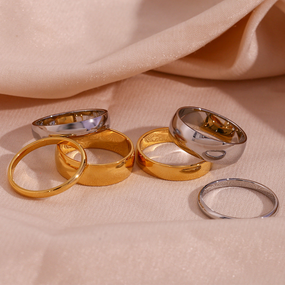 Jumana Sleek Band Ring [PYM053MP]
