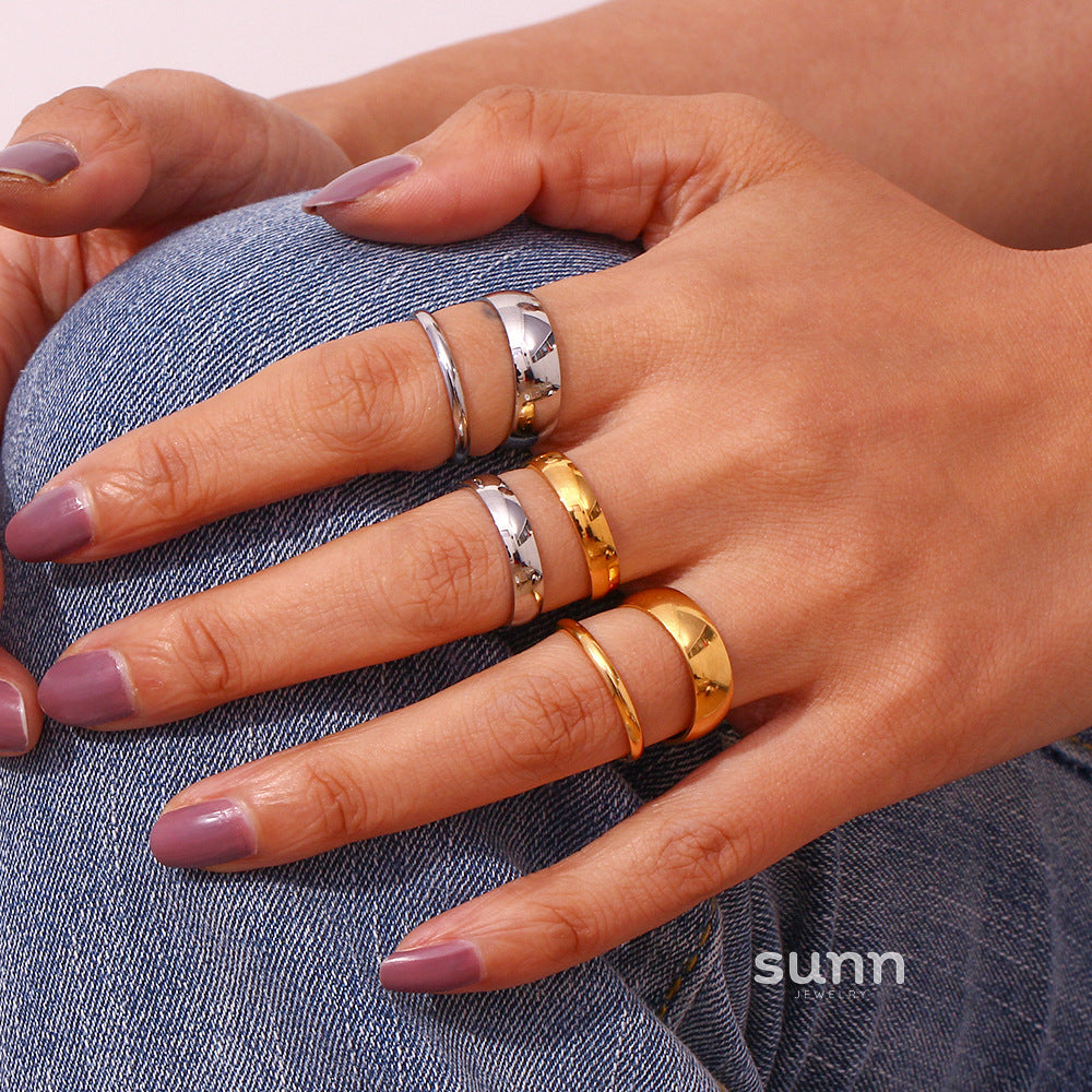 Jumana Sleek Band Ring [0OV08PFC]