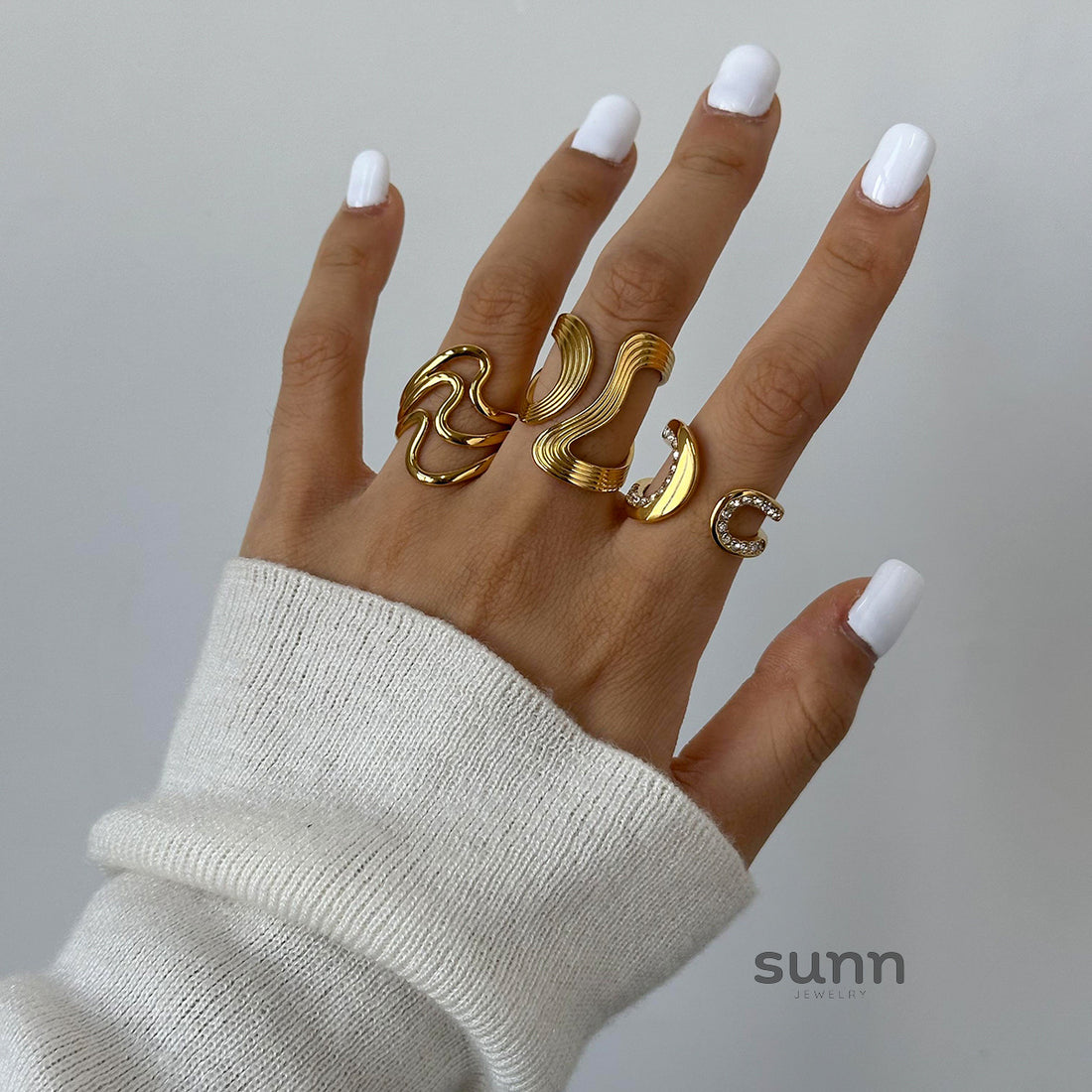 Kadyn Statement Ring Set [7ASS7OQA]
