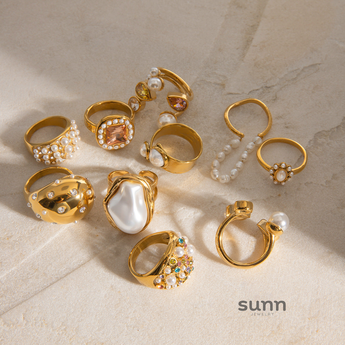 Kaely Sculptural Pearl Ring [LMMTTNSE]