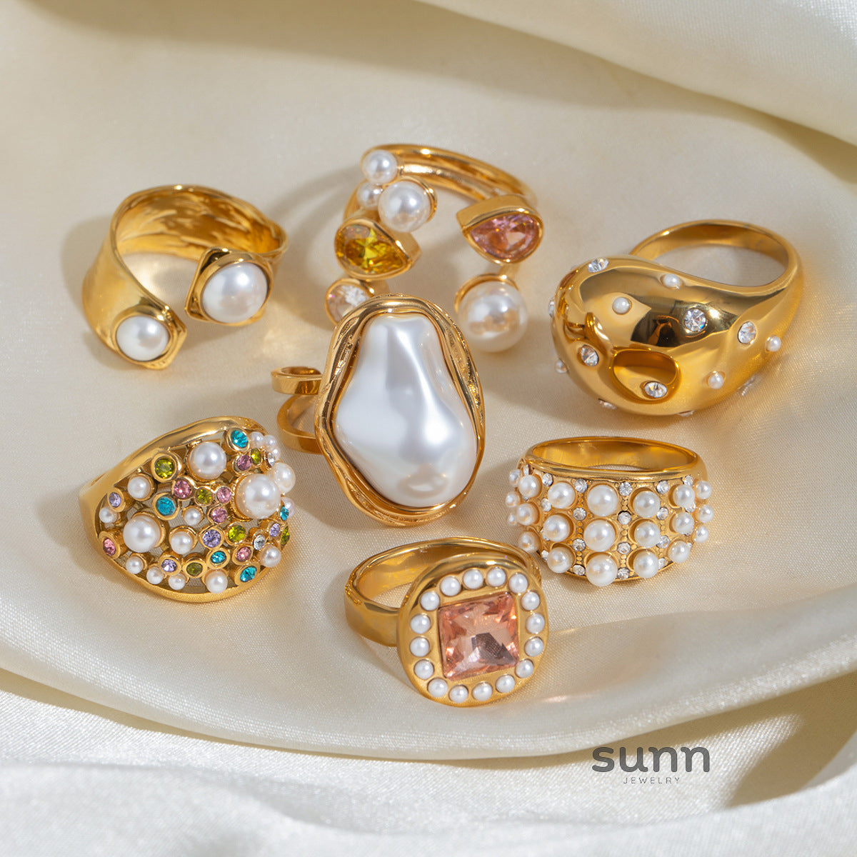 Kaely Sculptural Pearl Ring [81PBJZIJ]