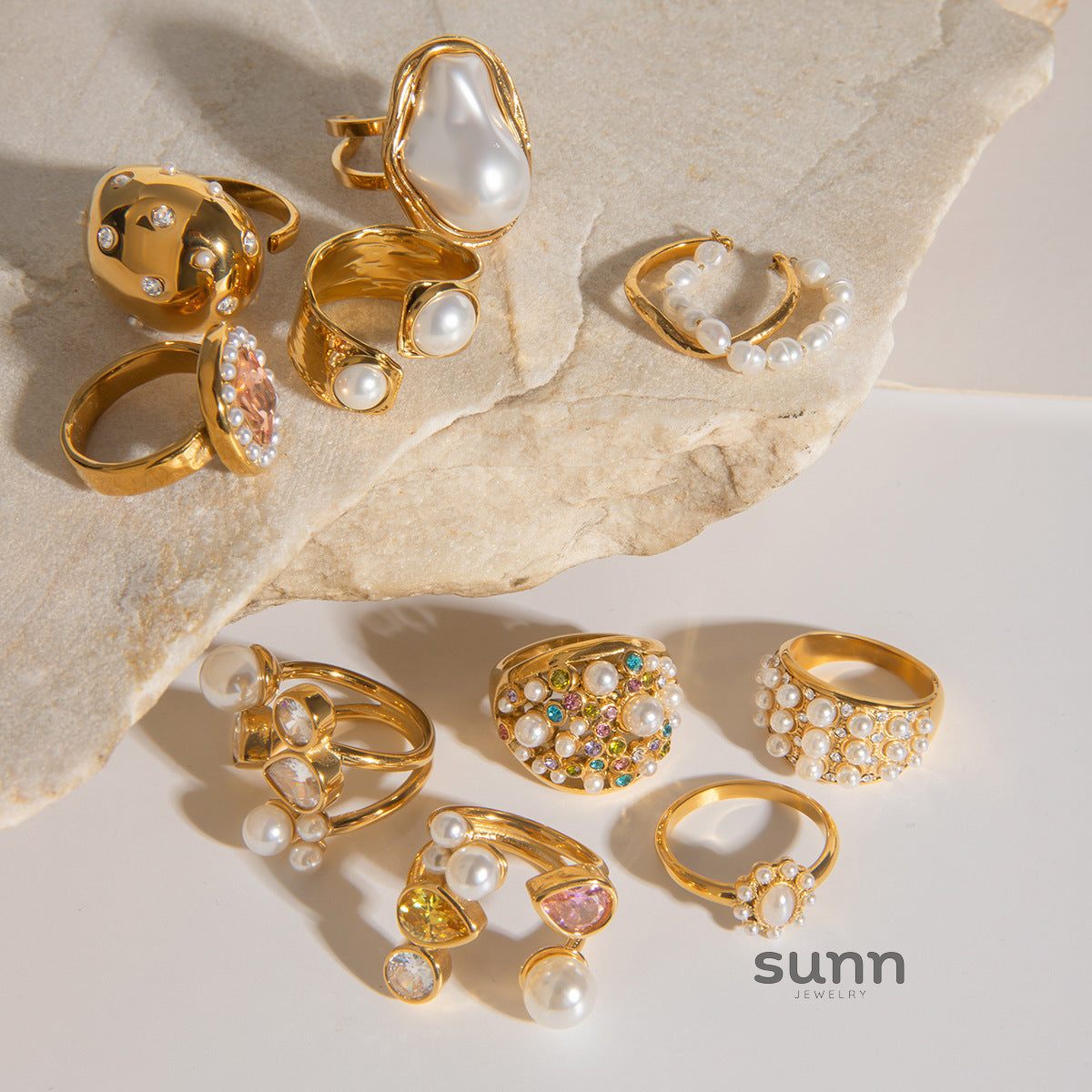 Kaely Sculptural Pearl Ring [8DQHG1LA]