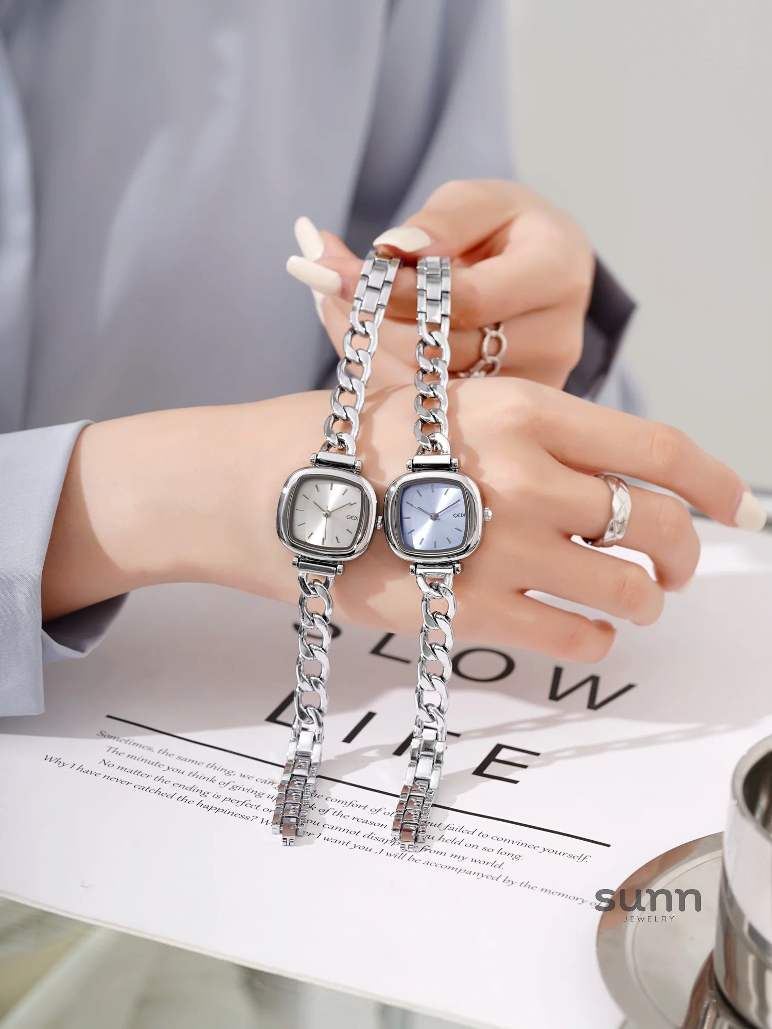 Kaelyn Square Bracelet Watch