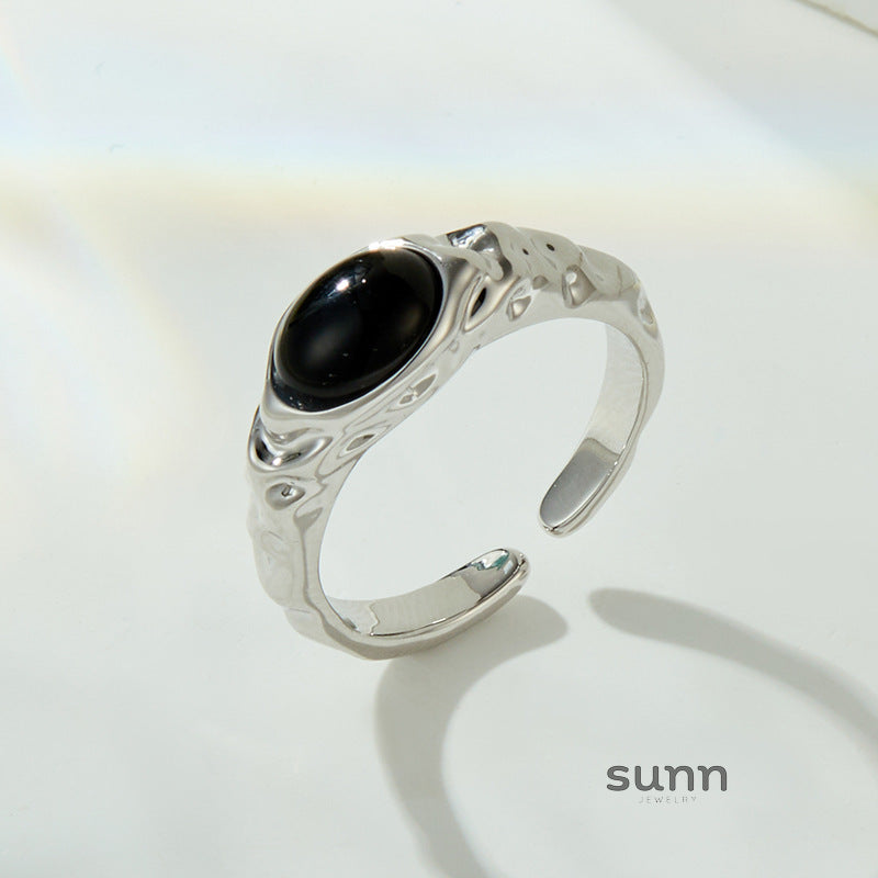Kai Retro Stone Open Ring [6HOIYS4Y]