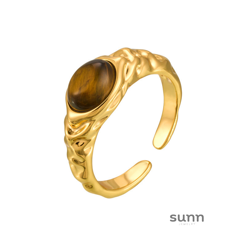 Kai Retro Stone Open Ring [90PG8IYZ]