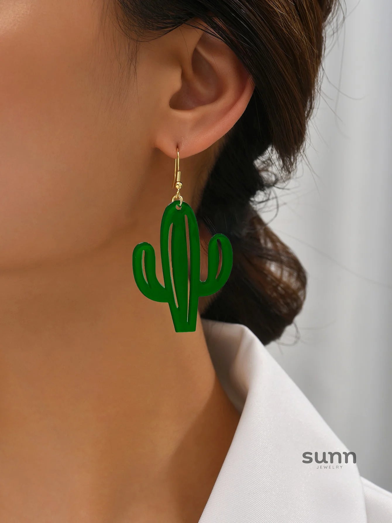 Kaiden Cactus Dangle Earrings